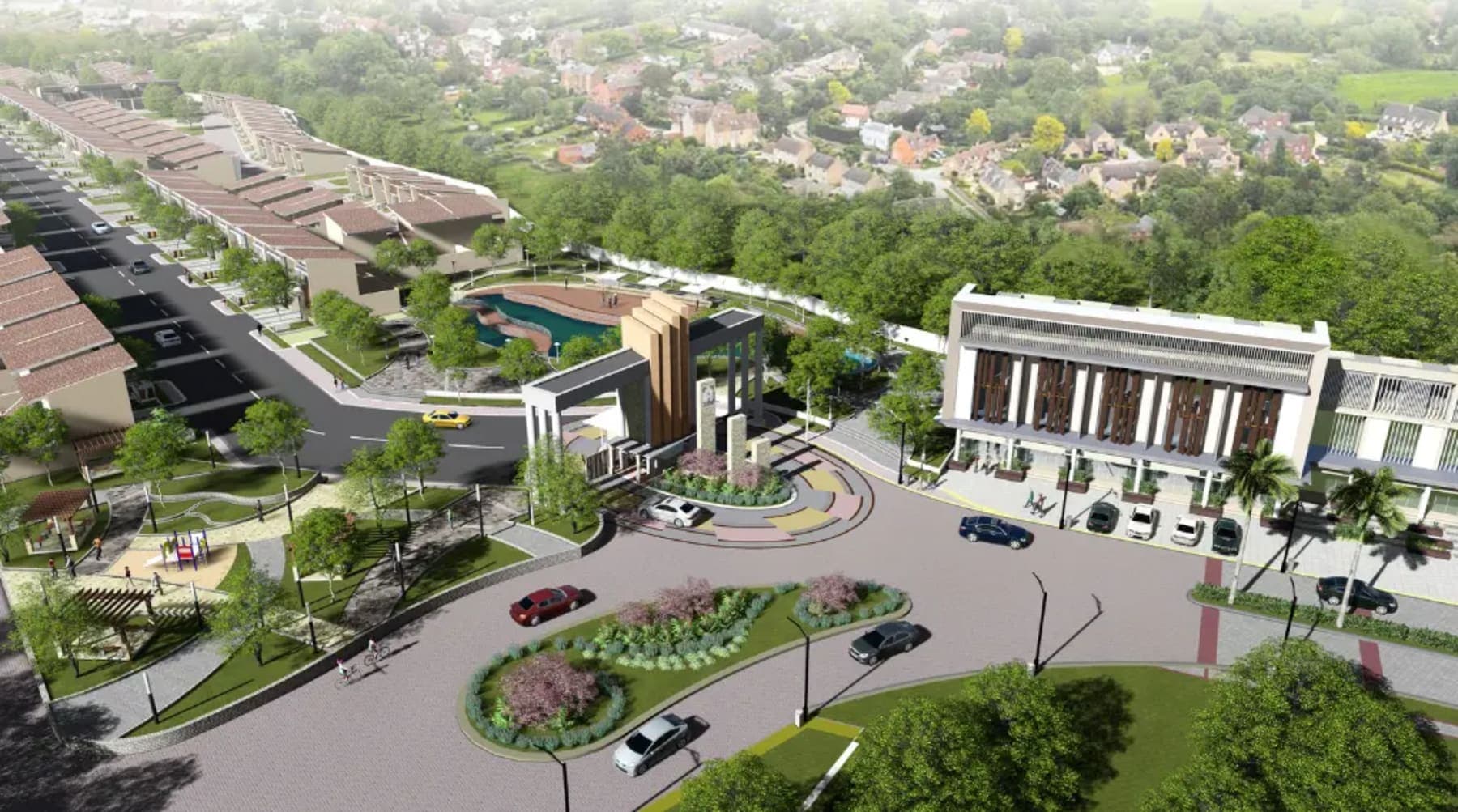 Suasana kawasan H City Sawangan